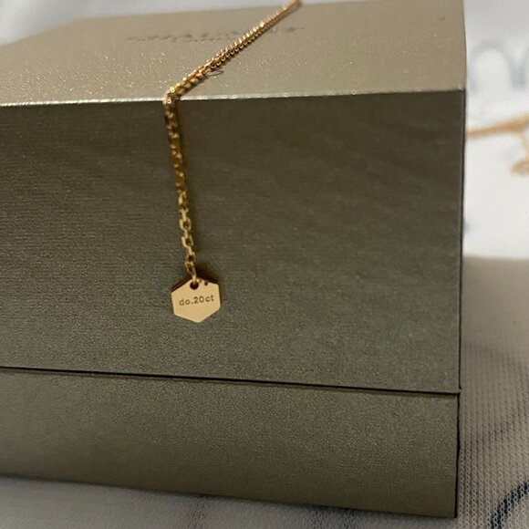 Chaumet Hexagonal Diamond-Set 18K Gold Necklace - Picture 5 of 9